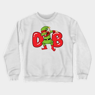 Dabbing Christmas Elf Crewneck Sweatshirt